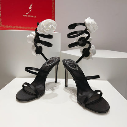 Floriane Flower Heels - women's shoes | LUXIUM MARKET