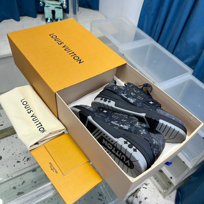 Luxury High-End Leather Trainers - men's shoes, detail view 5 | LUXIUM MARKET