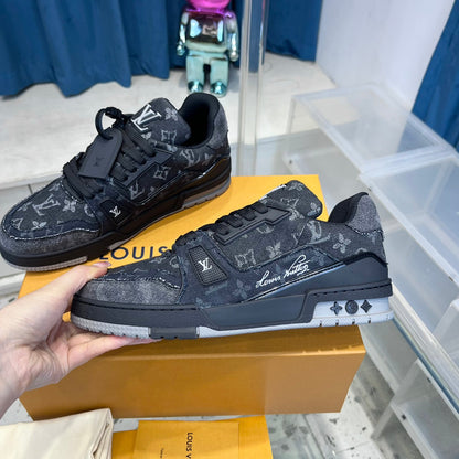 Luxury High-End Leather Trainers - men's shoes, detail view 7 | LUXIUM MARKET
