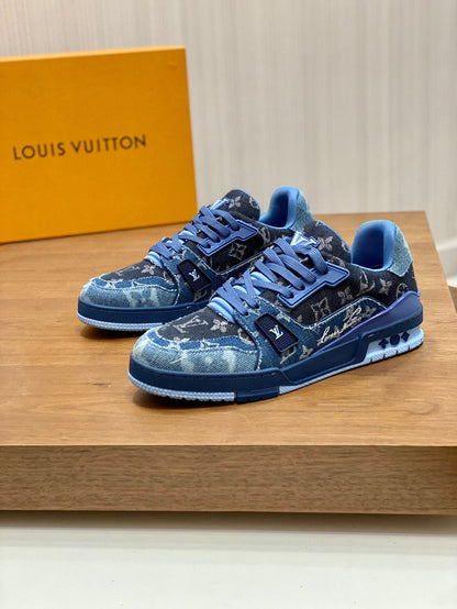 Denim Trainers - men's shoes, detail view 8 | LUXIUM MARKET