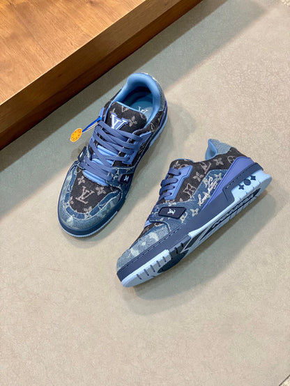 Denim Trainers - men's shoes, detail view 7 | LUXIUM MARKET
