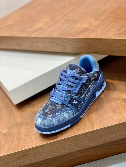 Denim Trainers - men's shoes, detail view 6 | LUXIUM MARKET