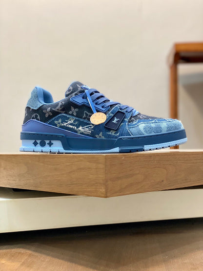 Denim Trainers - men's shoes, detail view 9 | LUXIUM MARKET