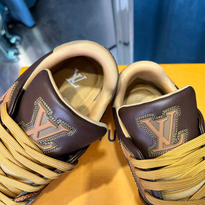 Premium Color-Matched Leather Sneakers - men's shoes, detail view 2 | LUXIUM MARKET