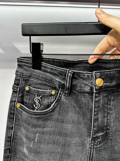 Men's Denim Jeans - men's clothing, detail view 7 | LUXIUM MARKET