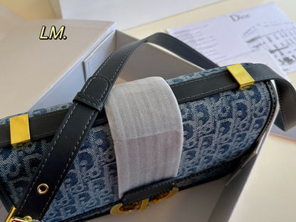 Vintage Denim Shoulder Bag - women's bag, detail view 7 | LUXIUM MARKET