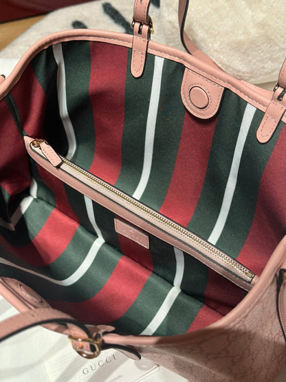 Medium Tote Bag Light Pink - women's bag, detail view 3 | LUXIUM MARKET