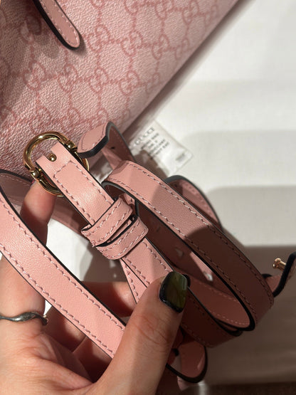 Medium Tote Bag Light Pink - women's bag, detail view 6 | LUXIUM MARKET