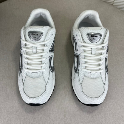 B30 Inspired Sneakers – White Snake Leather - men's shoes, detail view 5 | LUXIUM MARKET