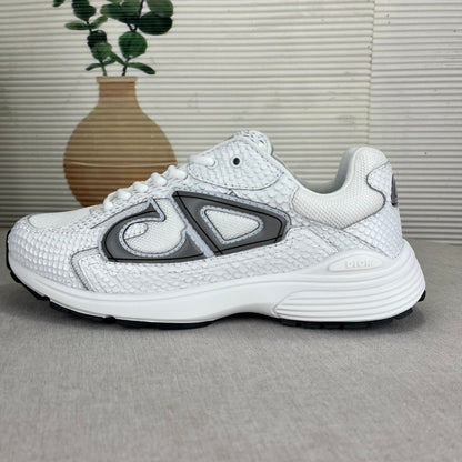 B30 Inspired Sneakers – White Snake Leather - men's shoes, detail view 3 | LUXIUM MARKET
