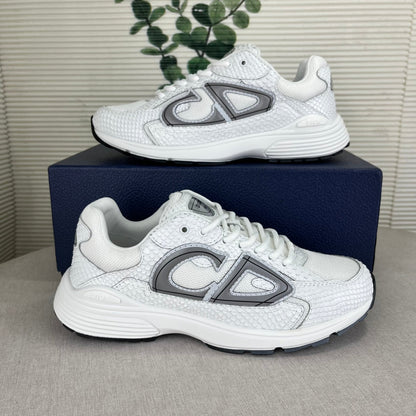 B30 Inspired Sneakers – White Snake Leather - men's shoes | LUXIUM MARKET