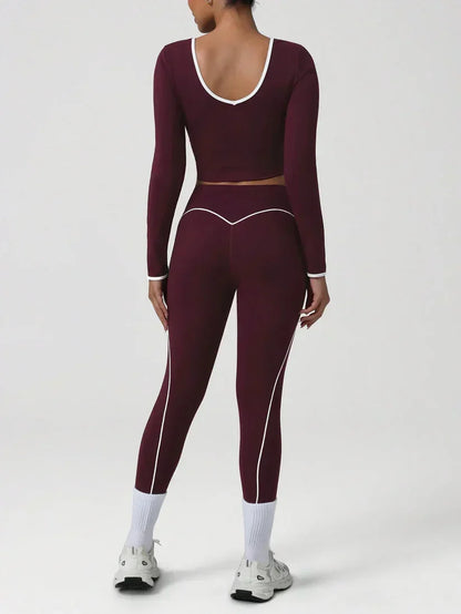 Contrast Trim Sports Set - clothing, detail view 4 | LUXIUM MARKET