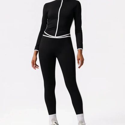 Contrast Trim Sports Set - clothing | LUXIUM MARKET