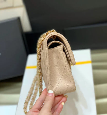 Classic Flap Small Bag 23CM-Beige Edition - women's bag, detail view 6 | LUXIUM MARKET