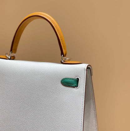 Tricolor Leather Bag 28 - women's bag, detail view 10 | LUXIUM MARKET