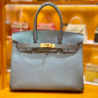 30 Togo Blue With Palladium Hardware - women's bag | LUXIUM MARKET