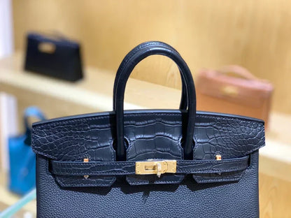 25 Crocodile & Togo Matte Bag - women's bag, detail view 5 | LUXIUM MARKET