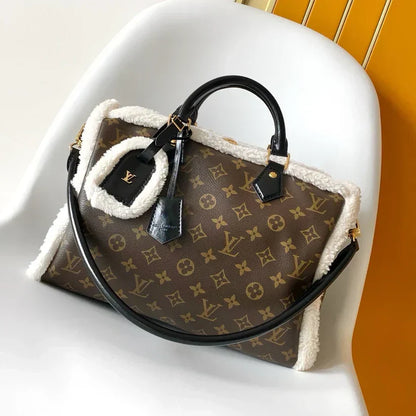 Leather Bag With Soft Trim - women's bag | LUXIUM MARKET