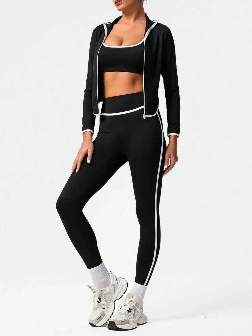 Contrast Trim Sports Set
