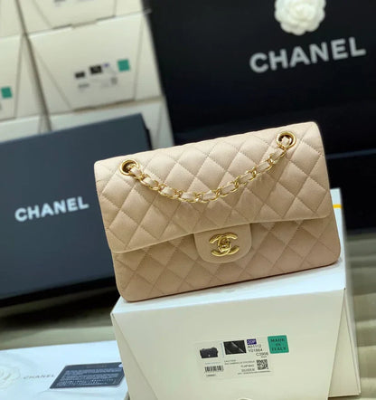 Classic Flap Small Bag 23CM-Beige Edition - women's bag, detail view 2 | LUXIUM MARKET