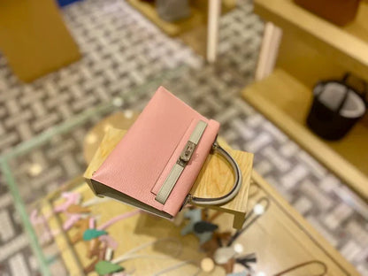 Sakura Pink & Pearl Grey 19 Bag - women's bag, detail view 8 | LUXIUM MARKET