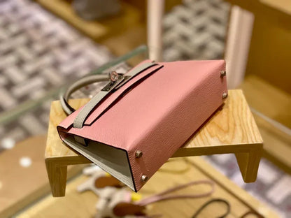 Sakura Pink & Pearl Grey 19 Bag - women's bag, detail view 7 | LUXIUM MARKET