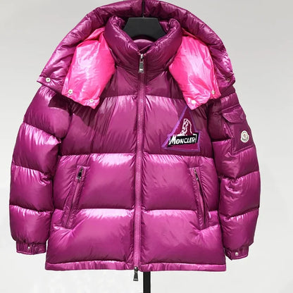 Glossy Puffer Jacket - women's clothing, detail view 6 | LUXIUM MARKET