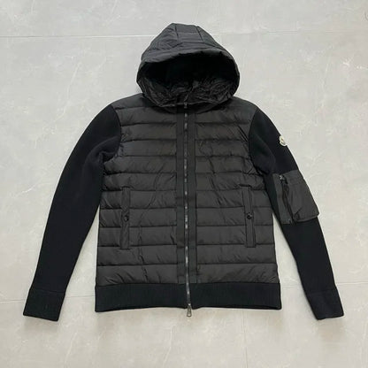 Hybrid Knit Down Hoodie - men's clothing, detail view 9 | LUXIUM MARKET