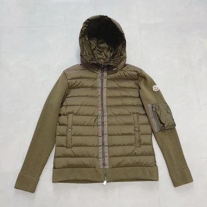 Hybrid Knit Down Hoodie - men's clothing, detail view 7 | LUXIUM MARKET