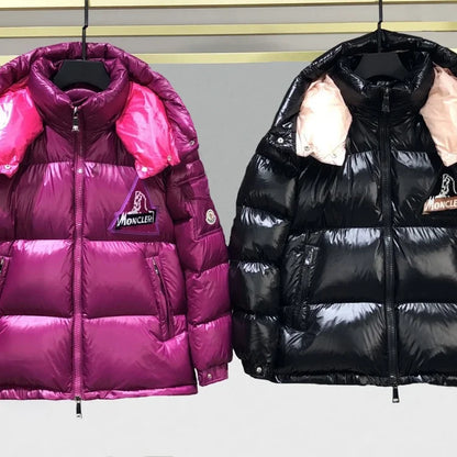 Glossy Puffer Jacket - women's clothing | LUXIUM MARKET