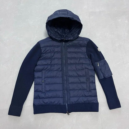 Hybrid Knit Down Hoodie - men's clothing, detail view 3 | LUXIUM MARKET