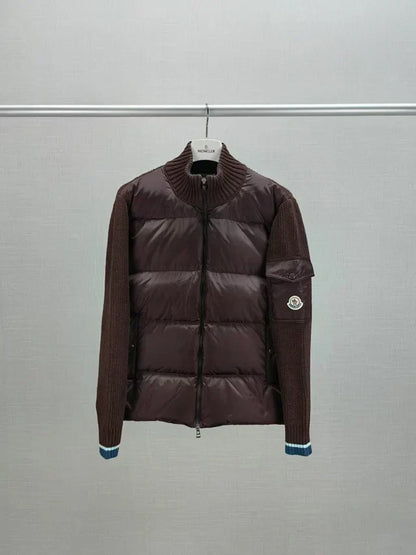 Down Knit Hybrid Jacket - men's clothing, detail view 3 | LUXIUM MARKET