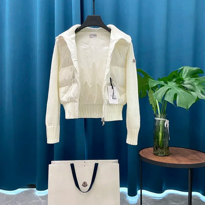 Wool Down Jacket - women's clothing, detail view 3 | LUXIUM MARKET