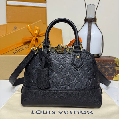 Embossed Leather Handbag - women's bag | LUXIUM MARKET