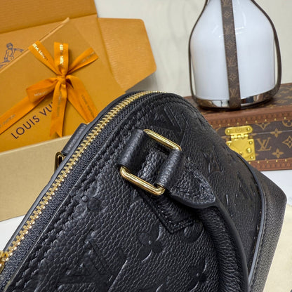 Embossed Leather Handbag - women's bag, detail view 9 | LUXIUM MARKET
