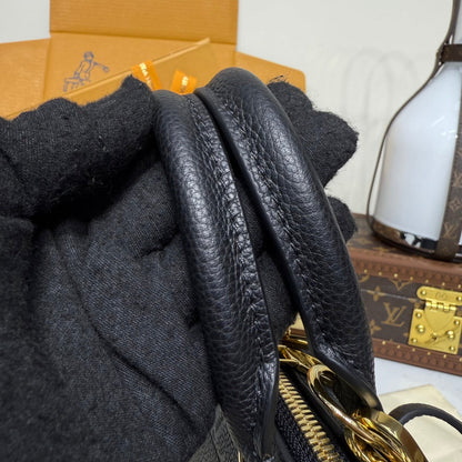 Embossed Leather Handbag - women's bag, detail view 7 | LUXIUM MARKET
