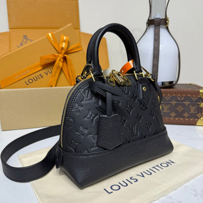 Embossed Leather Handbag - women's bag, detail view 2 | LUXIUM MARKET
