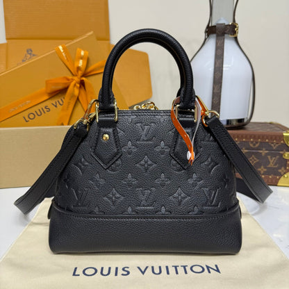 Embossed Leather Handbag - women's bag, detail view 15 | LUXIUM MARKET