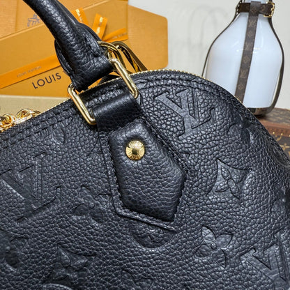 Embossed Leather Handbag - women's bag, detail view 11 | LUXIUM MARKET