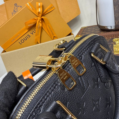 Embossed Leather Handbag - women's bag, detail view 3 | LUXIUM MARKET