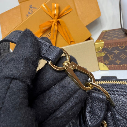 Embossed Leather Handbag - women's bag, detail view 4 | LUXIUM MARKET